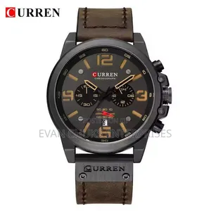 Curren Leather Chronograph