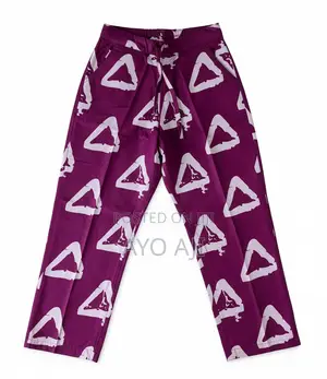 Palazzo Ankara Pants - Loose Fit Trousers