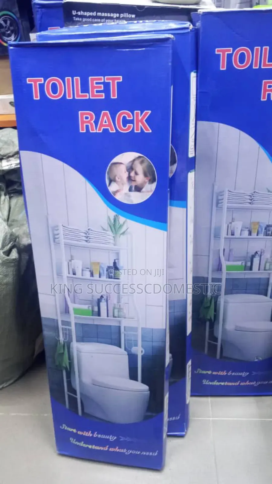 3-Tier Over the Toilet Storage Rack – Space-Saving Bathroom Organizer