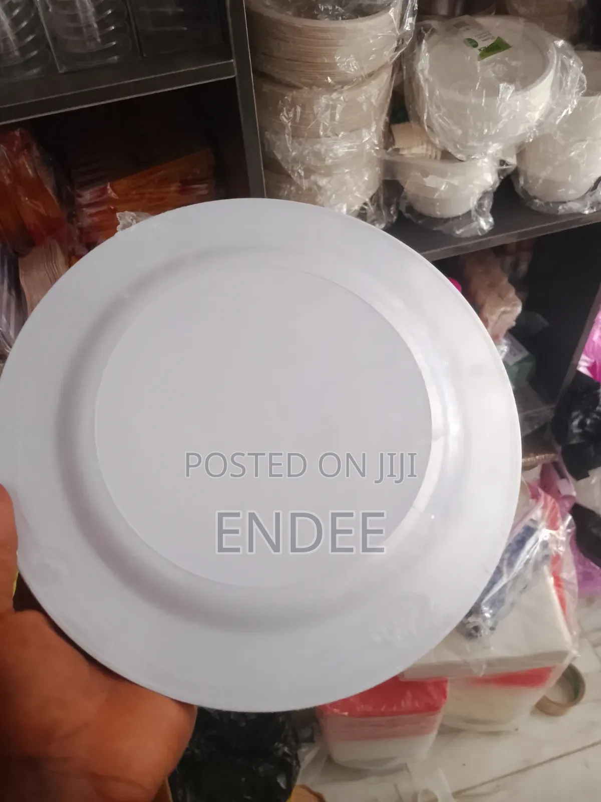 Disposable Plastic Plate by 6piec