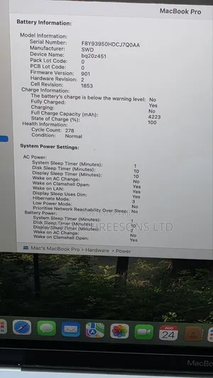 Laptop Apple MacBook Pro 2019 16GB Intel Core i5 SSD 512GB