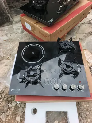 Original PHIIMA Inbuilt 60CM  Flips Up 3+1 Gas & Electric Cooker HOB