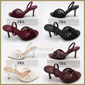 ZARA Slingback Lace Sandal Heels in Size 37-41