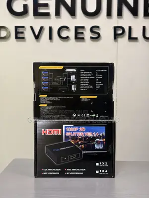1x4 HDMI Splitter, 1 in 4 Out HDMI Splitter Audio Video Distributor