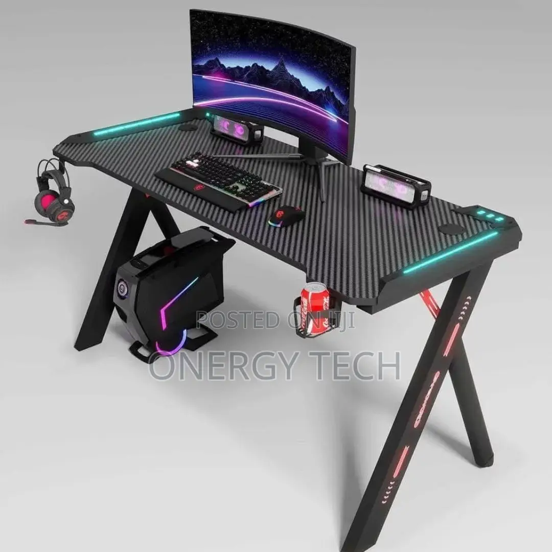 Gaming Desk With RGB Light