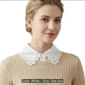 Floral Chiffon Detachable Collar