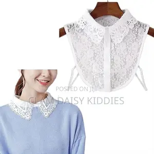 Floral Chiffon Detachable Collar