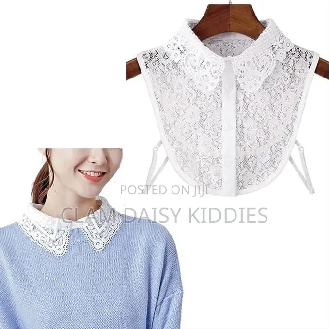 Floral Chiffon Detachable Collar