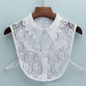 Floral Chiffon Detachable Collar