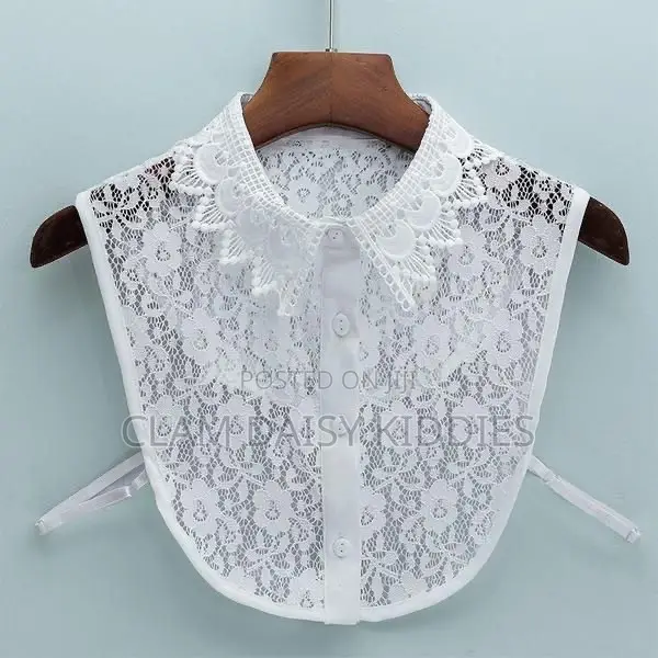 Floral Chiffon Detachable Collar