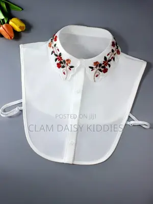 Floral Chiffon Detachable Collar