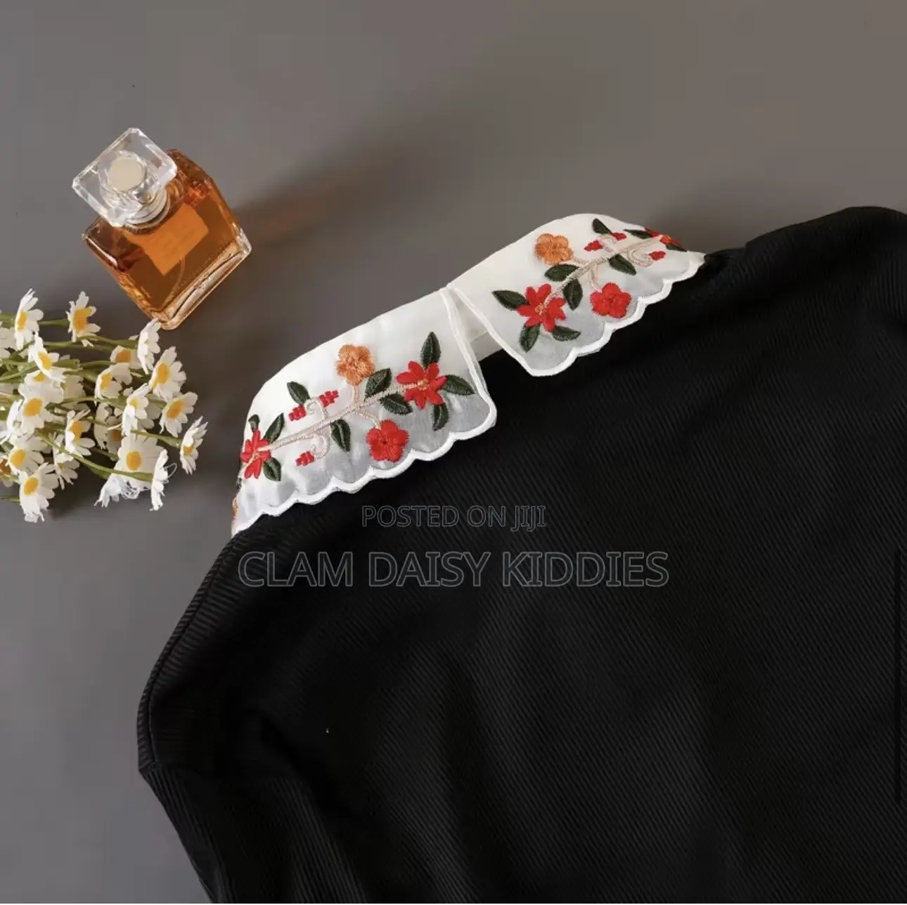 Floral Chiffon Detachable Collar