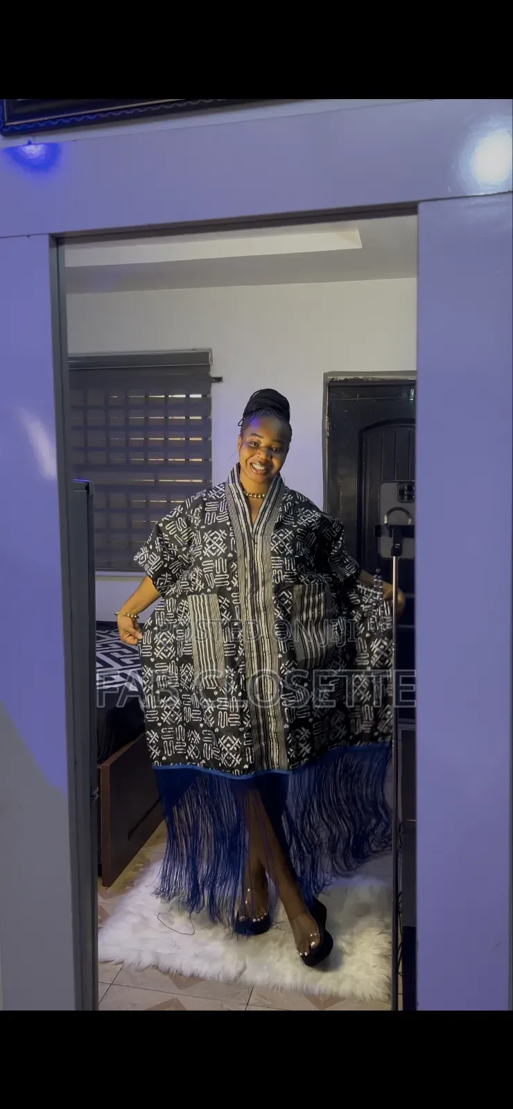 Fringe Bubu With Asooke