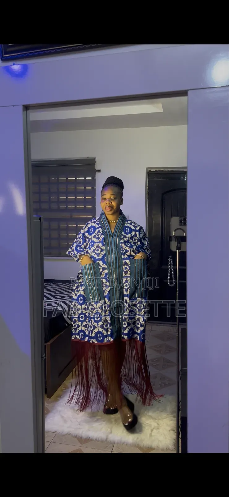 Fringe Bubu With Asooke