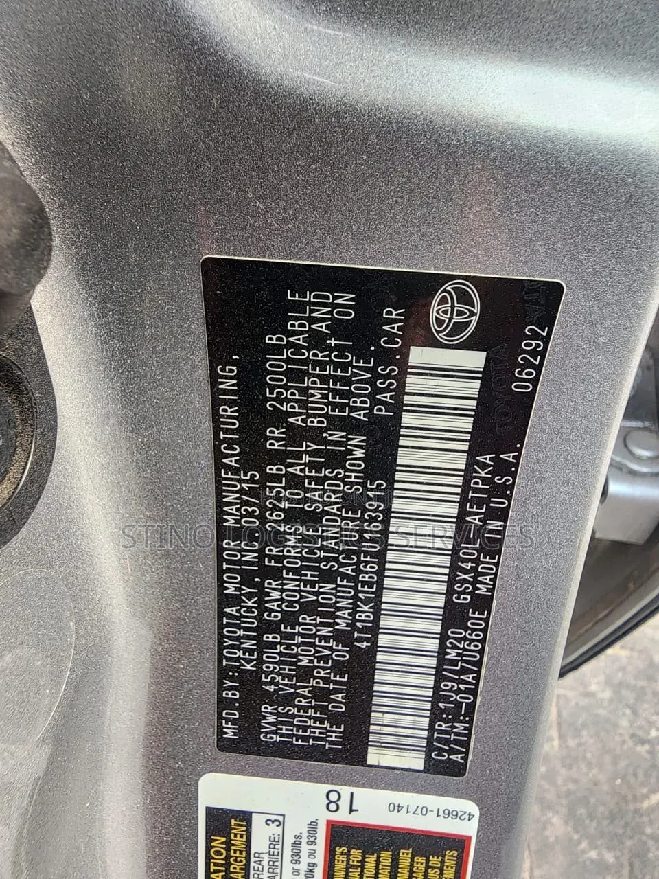 Toyota Avalon 2015 Silver