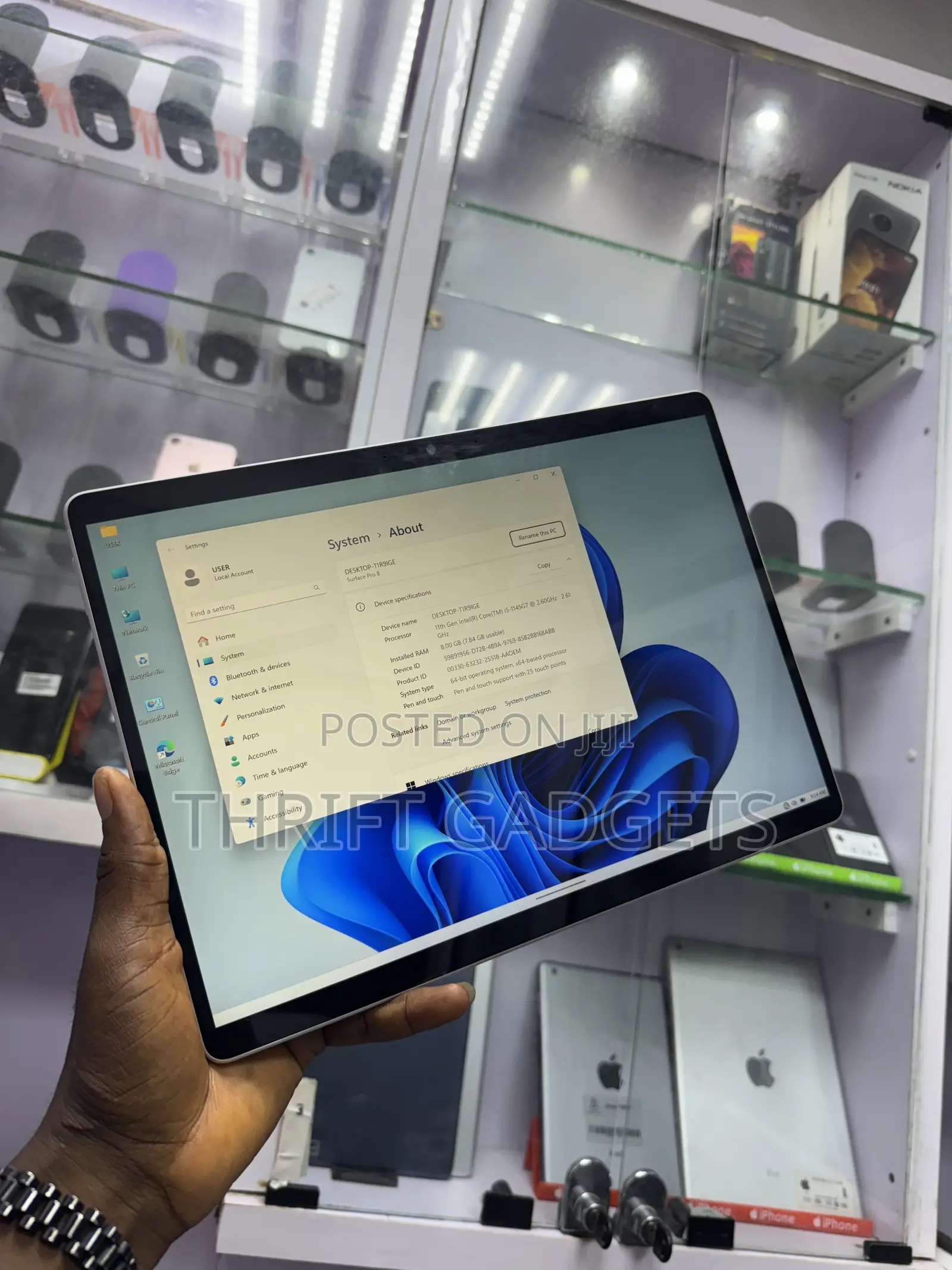 Laptop Microsoft Surface Pro 8 8GB Intel Core i5 SSD 256GB