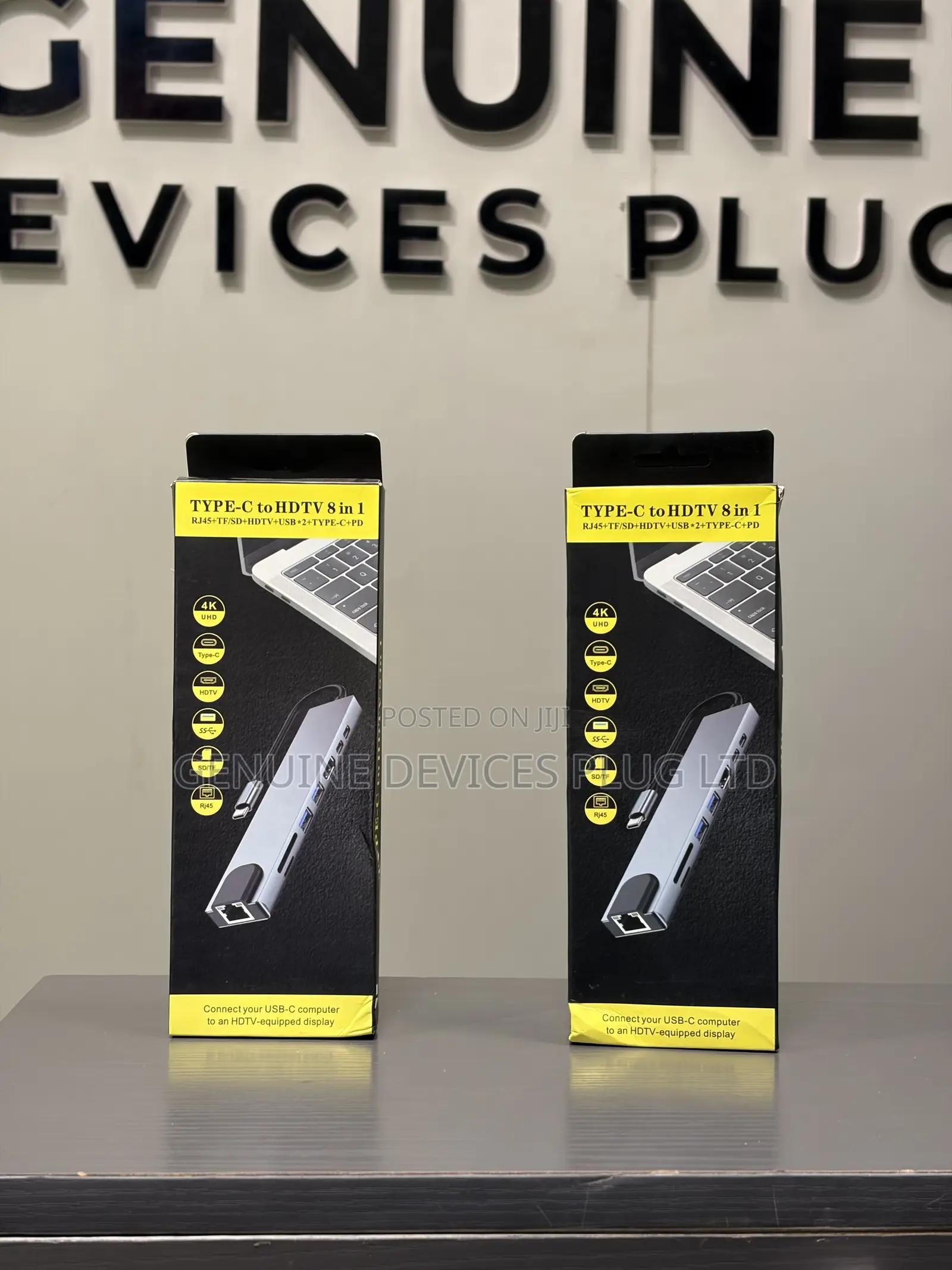 USB C Hub 8-in-1: Dual 60Hz/ Display, 100W PD - Thunderbolt