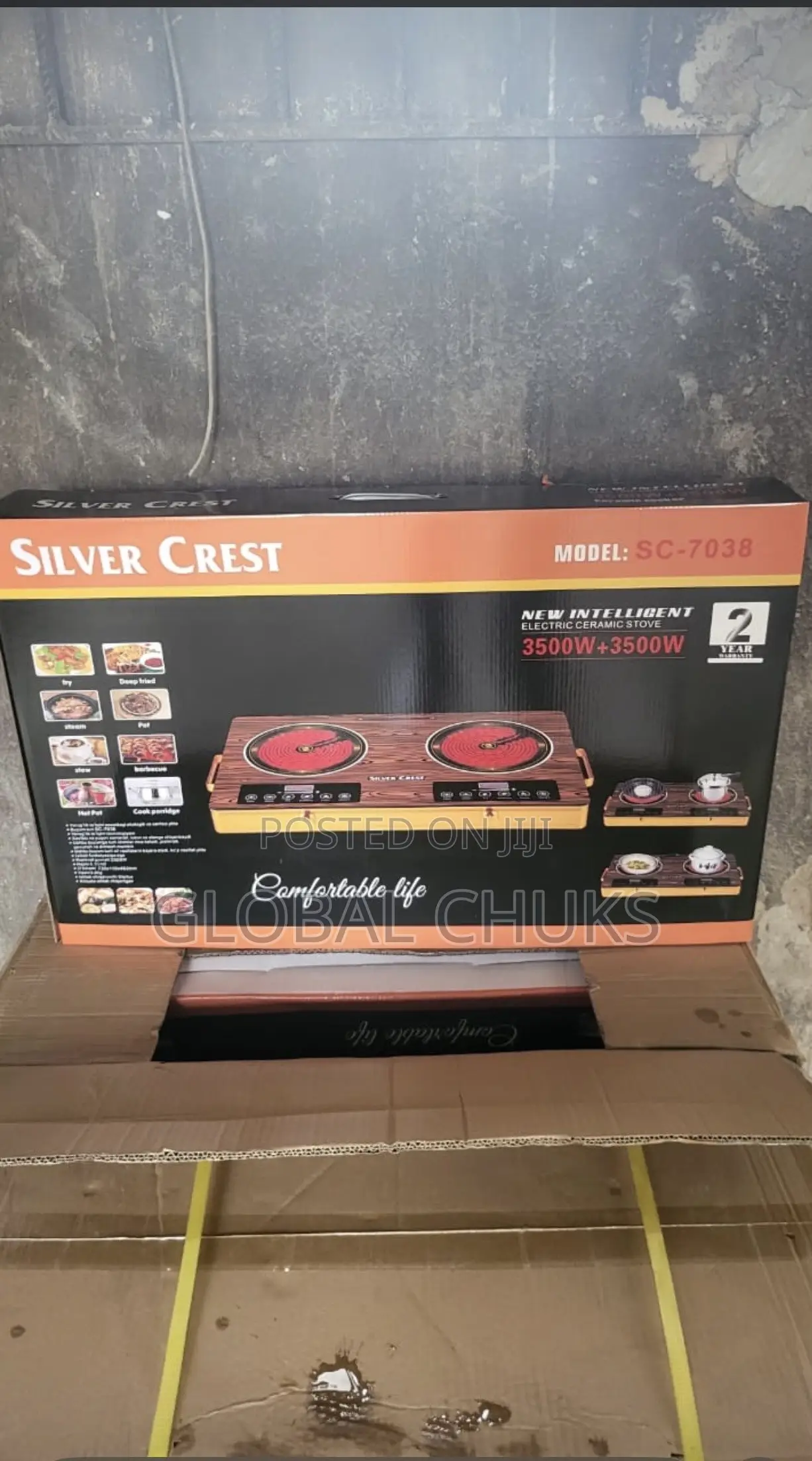 Silver Crest Double Burner Cooker