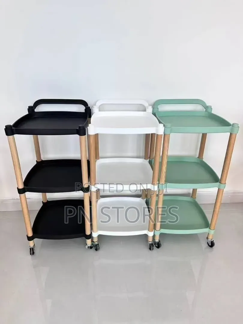 Multi-Layer Organizer Trolley With Wheels