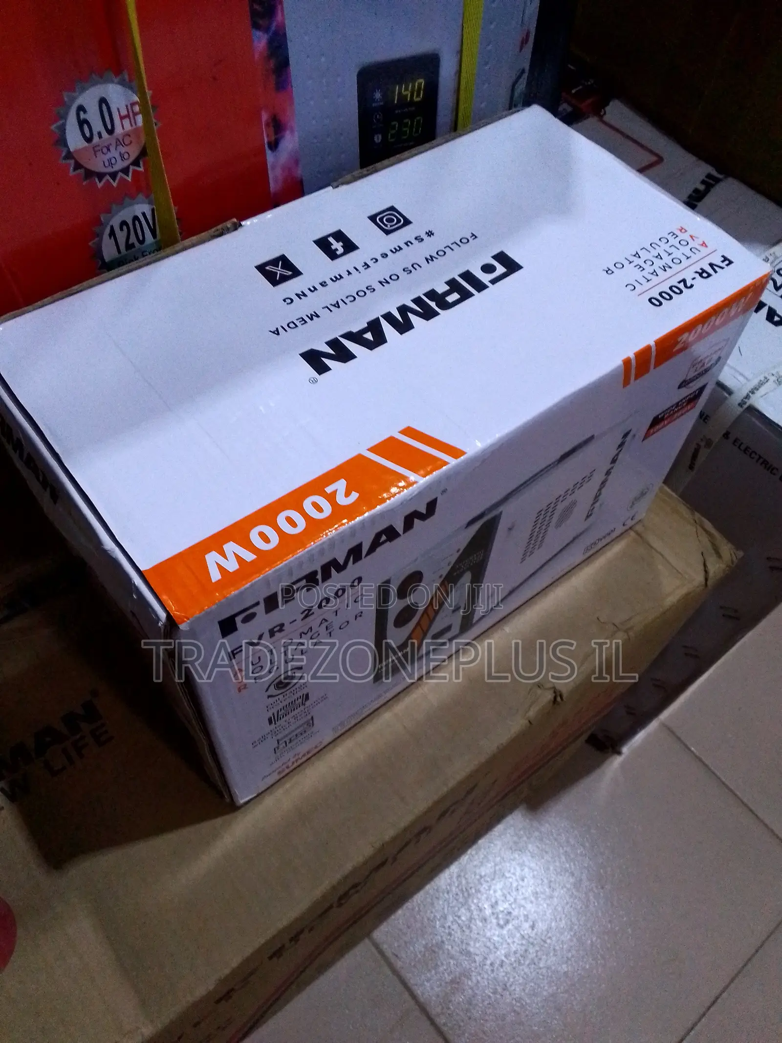 FIRMAN 2KW Automatic Voltage Controller – Let the Regulator Handle Cha