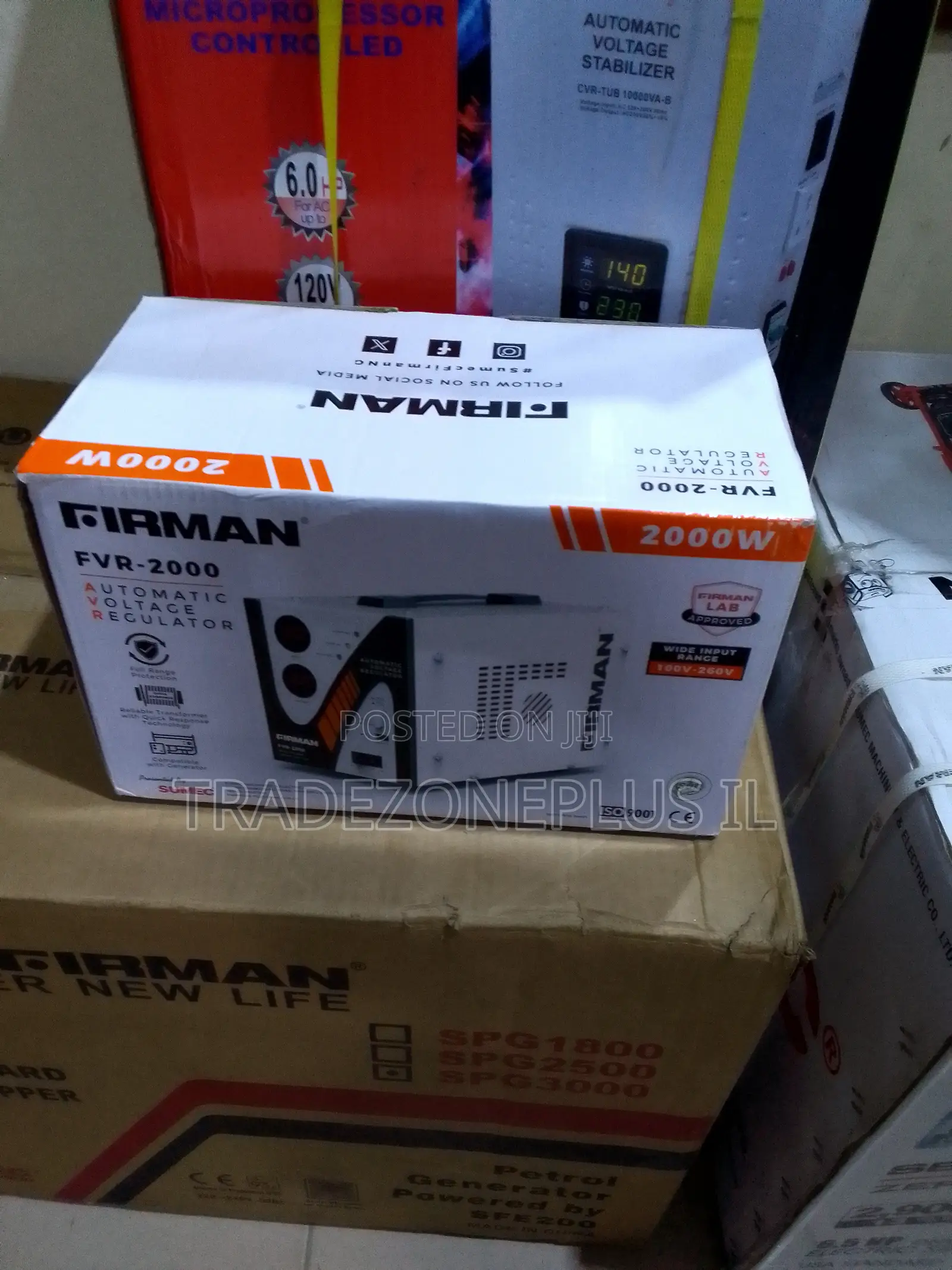 FIRMAN 2KW Automatic Voltage Controller – Let the Regulator Handle Cha