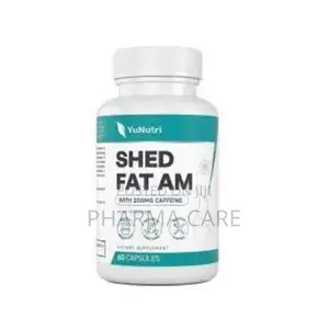 Shed Fat Am 60 Capsules Fat Burner for Weight Loss Support