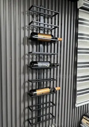 9-Step Wine Bottle Rack – Space-Saving Kitchen Wine Bar Storage