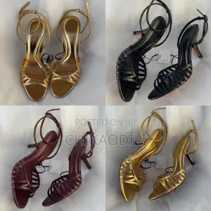 Zara Chic Heel Sandal Moderate Heel Size