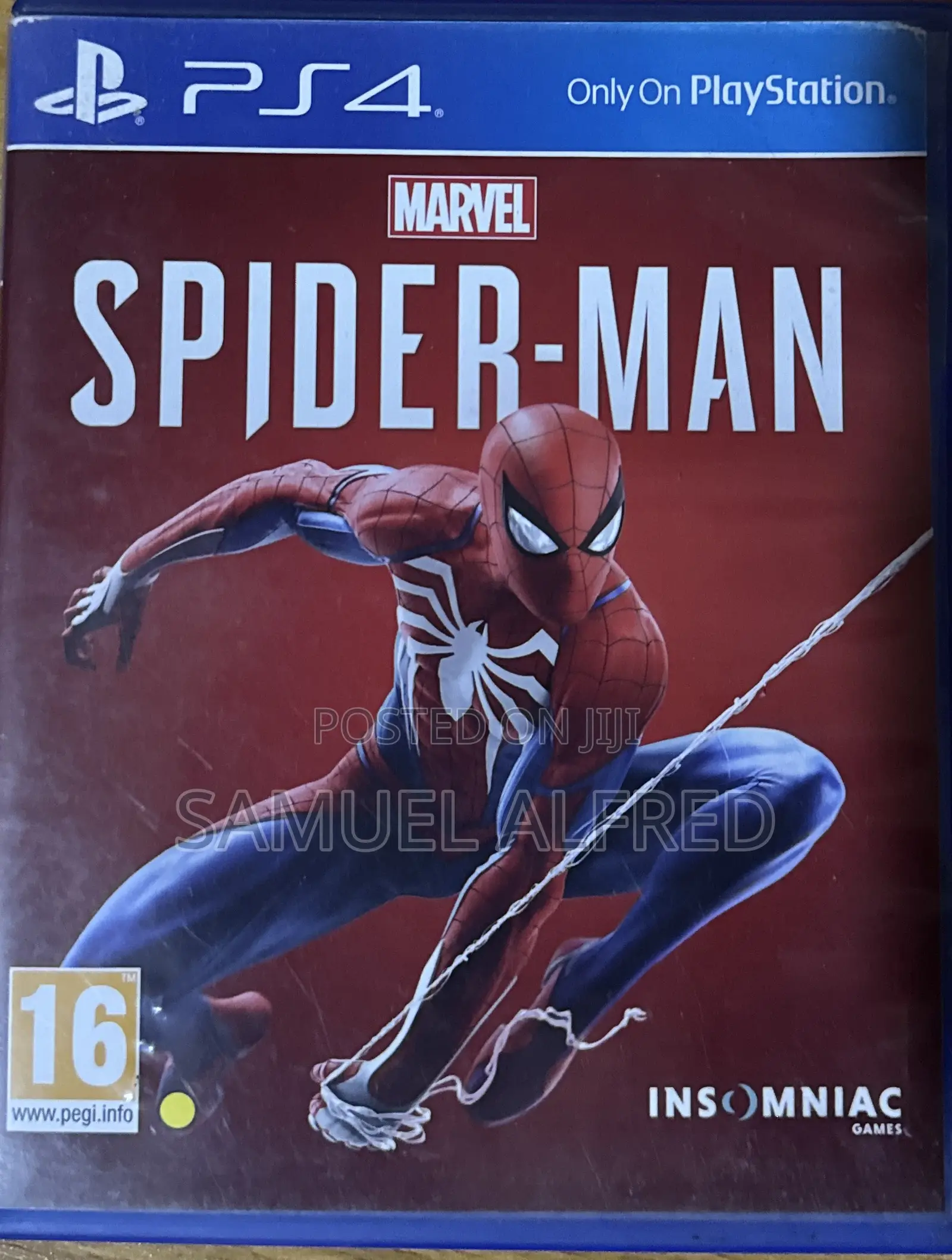 SPIDER-MAN PS4 Game Disk