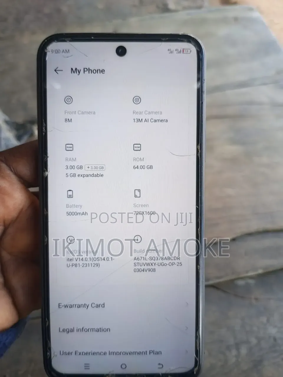 Itel A80 64 GB Blue