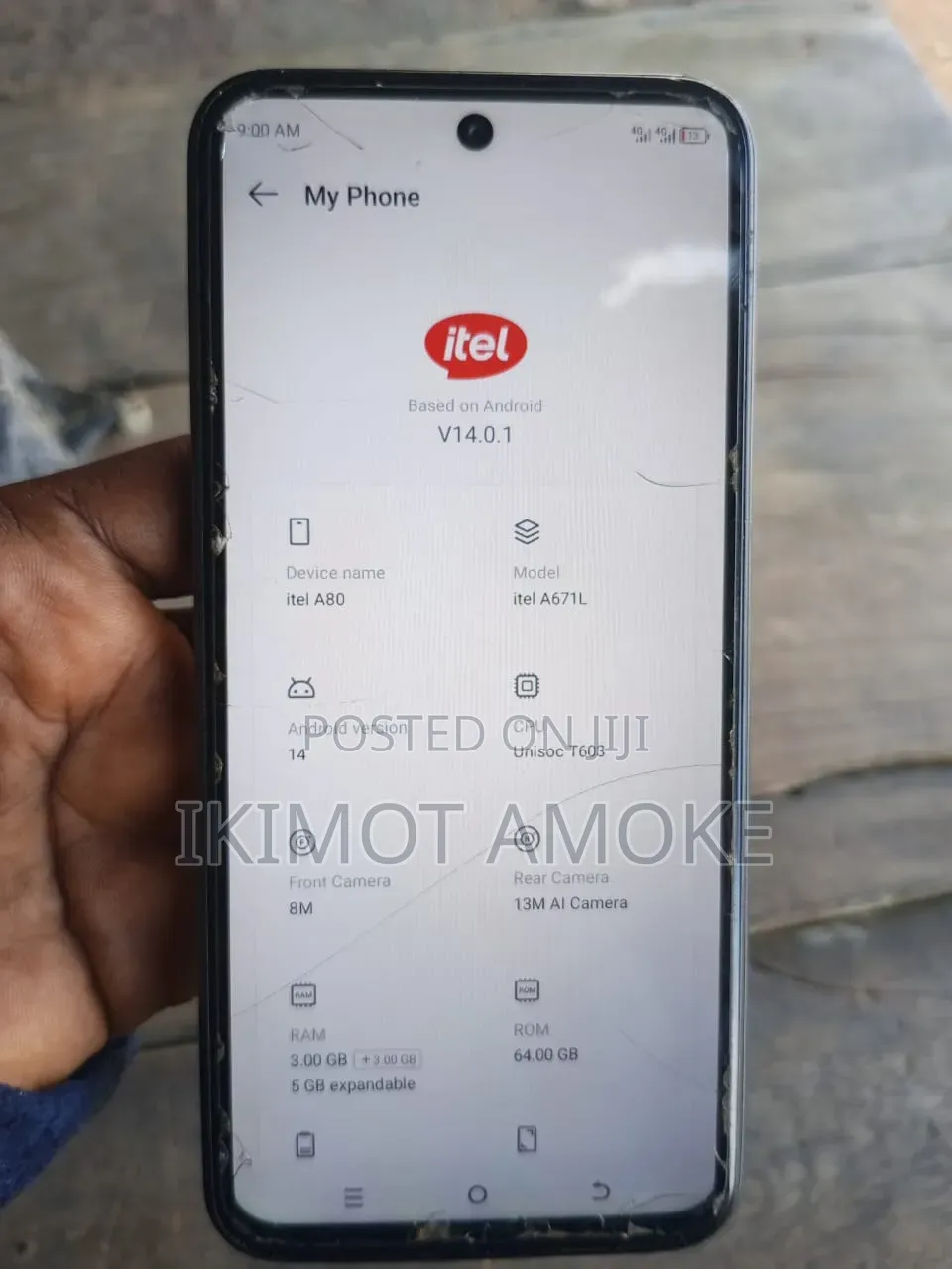 Itel A80 64 GB Blue