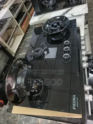 Original Quality PHIIMA Inbuilt Flips Up 3 Burners Gas Cooker HOB.