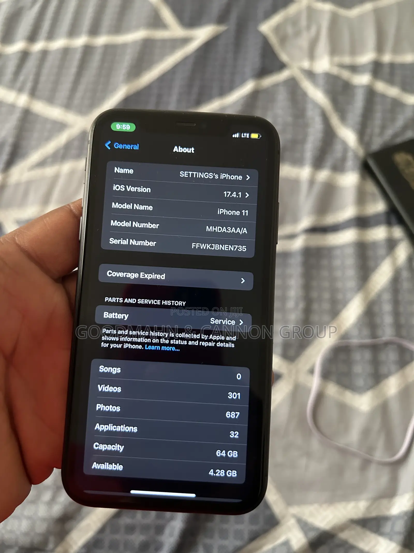 Apple iPhone 11 64 GB Black