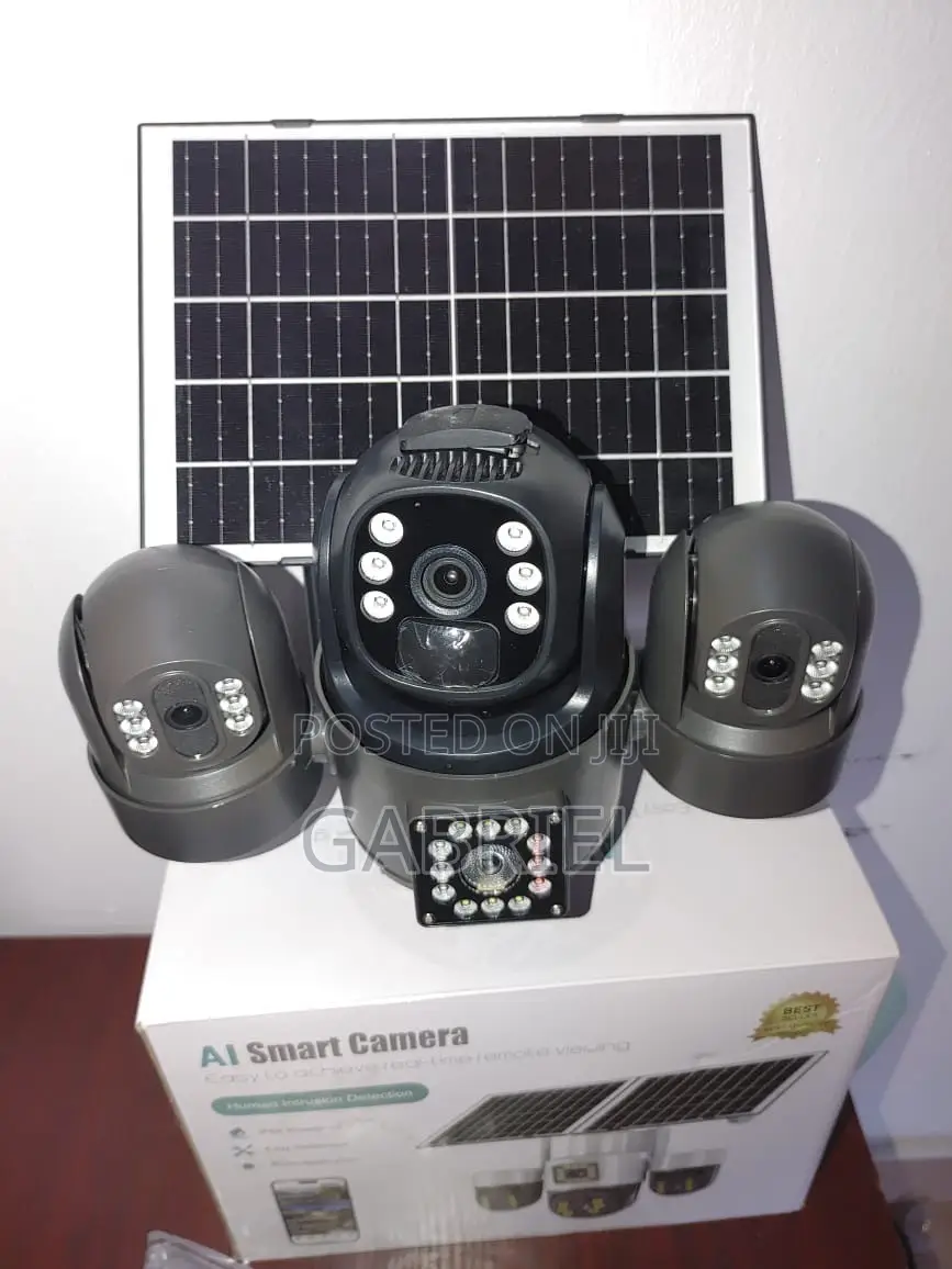 Ai Smart Solar CCTV Camera Ip66 Water Proof