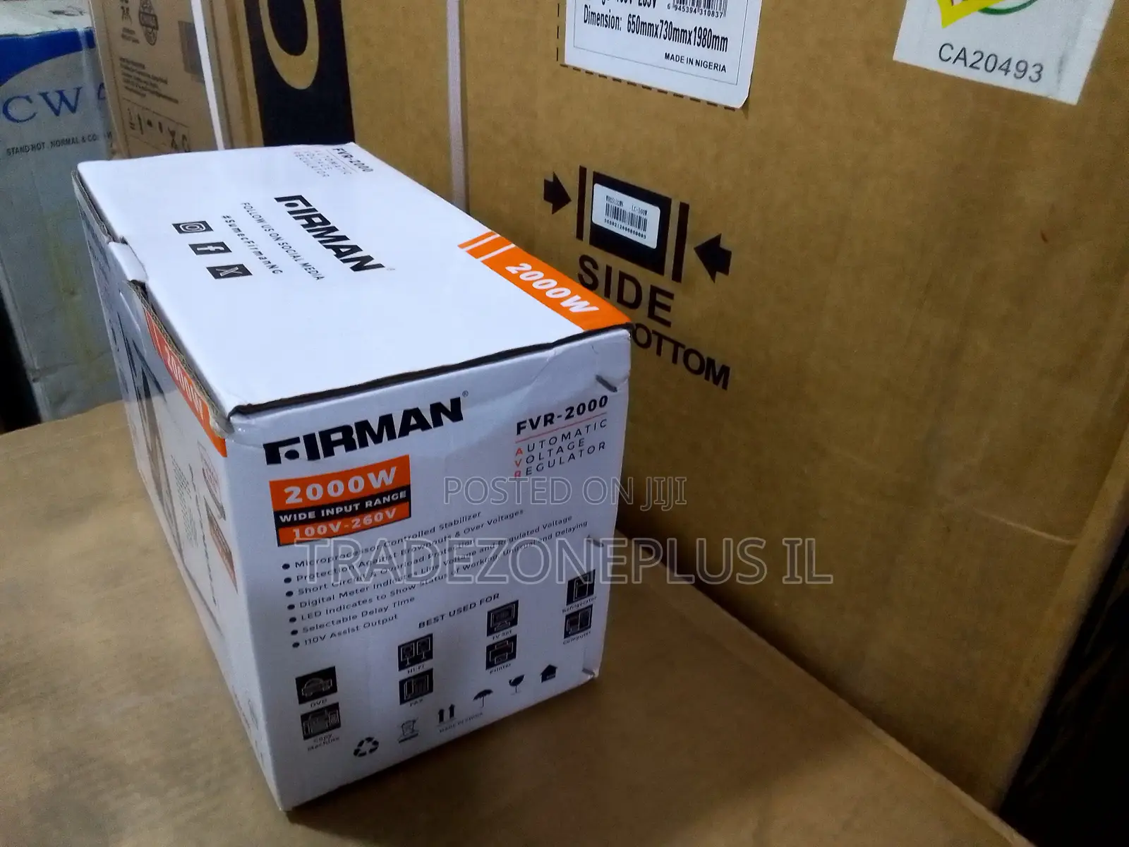 FIRMAN 2000W Voltage Stabilization Unit – Helps Create a More Consiste