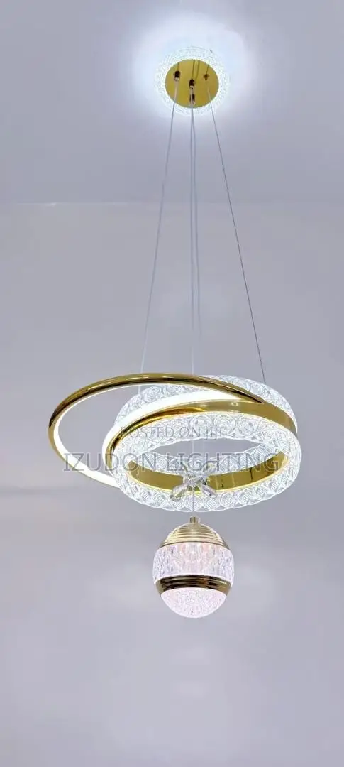 Minimalist White LED Pendant Chandelier Light