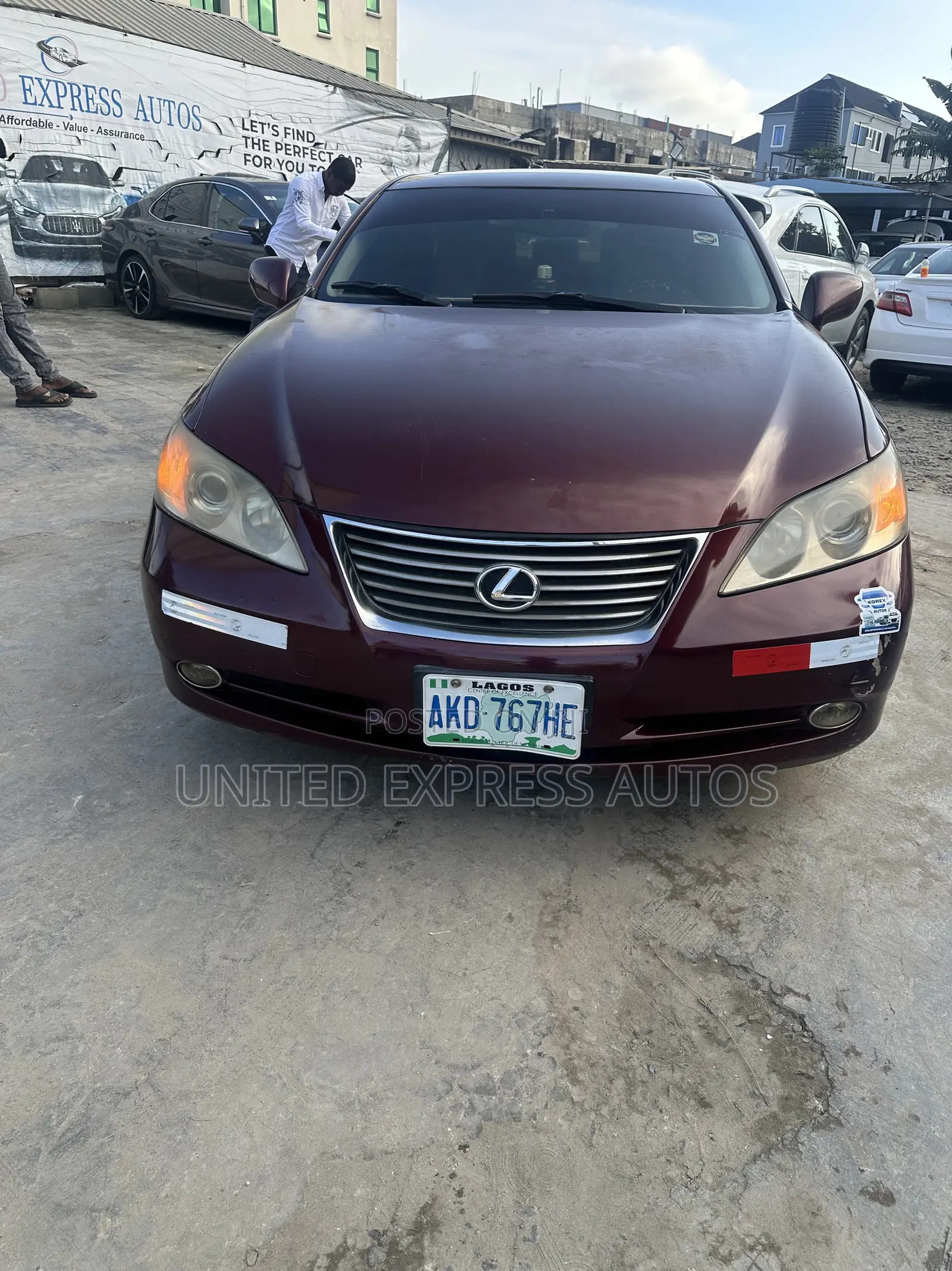 Lexus ES 350 2008 Red