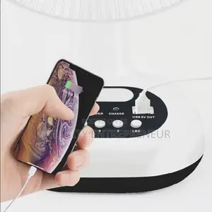 12-Inches Rechargeable Solar Fan
