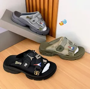 Original Quality Balenciaga Tracker Bb Slider Sandals Available