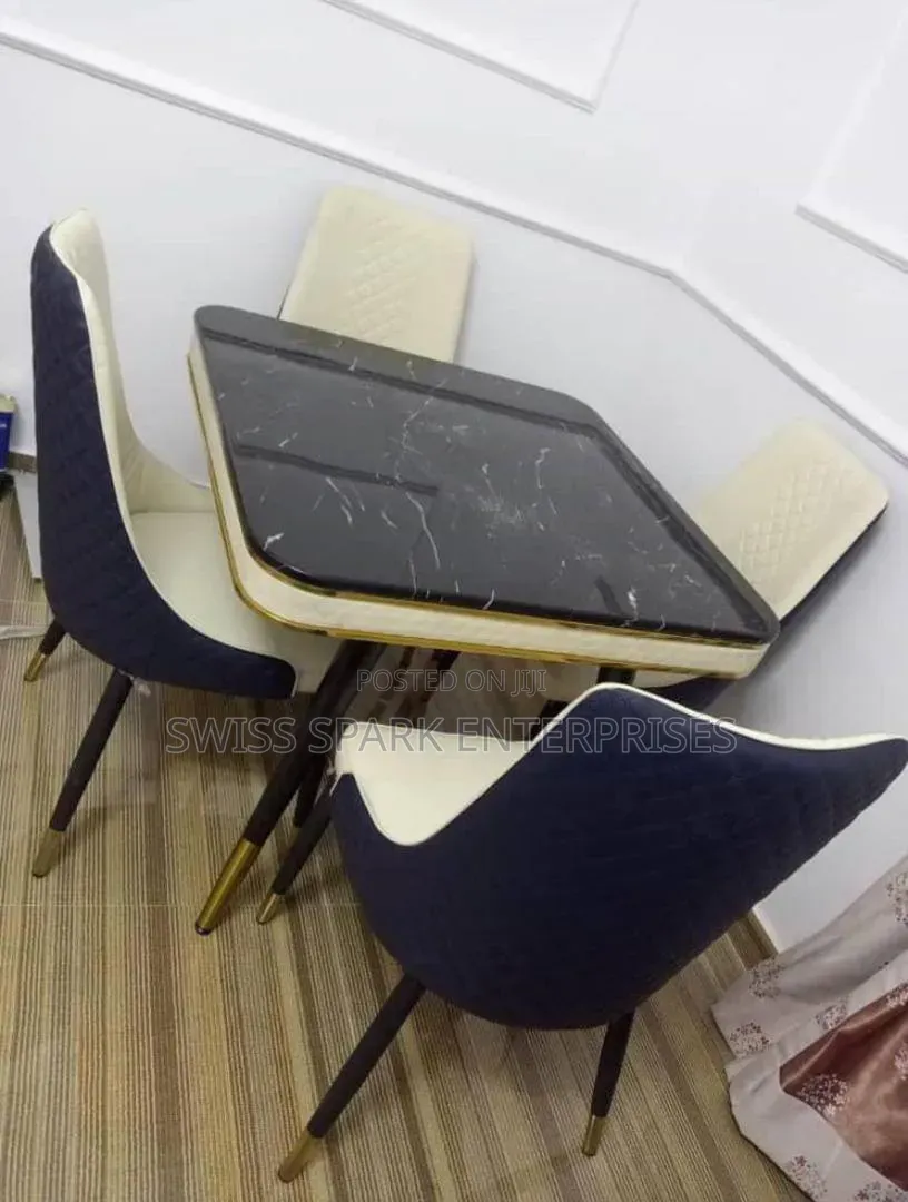 Modern 5-Piece Dining Table Chair Set