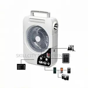 Rechargeable Solar Fan