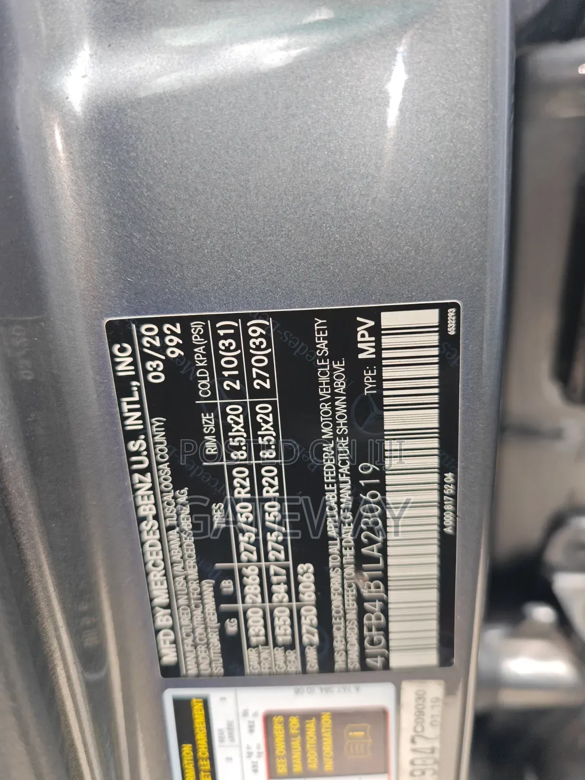 Mercedes-Benz GLE-Class 2020 Gray