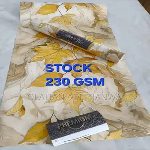 Nonwoven Floral Cleanable Wallpaper