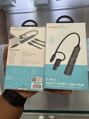 Porodo 4 N 1 Multi USB Hub