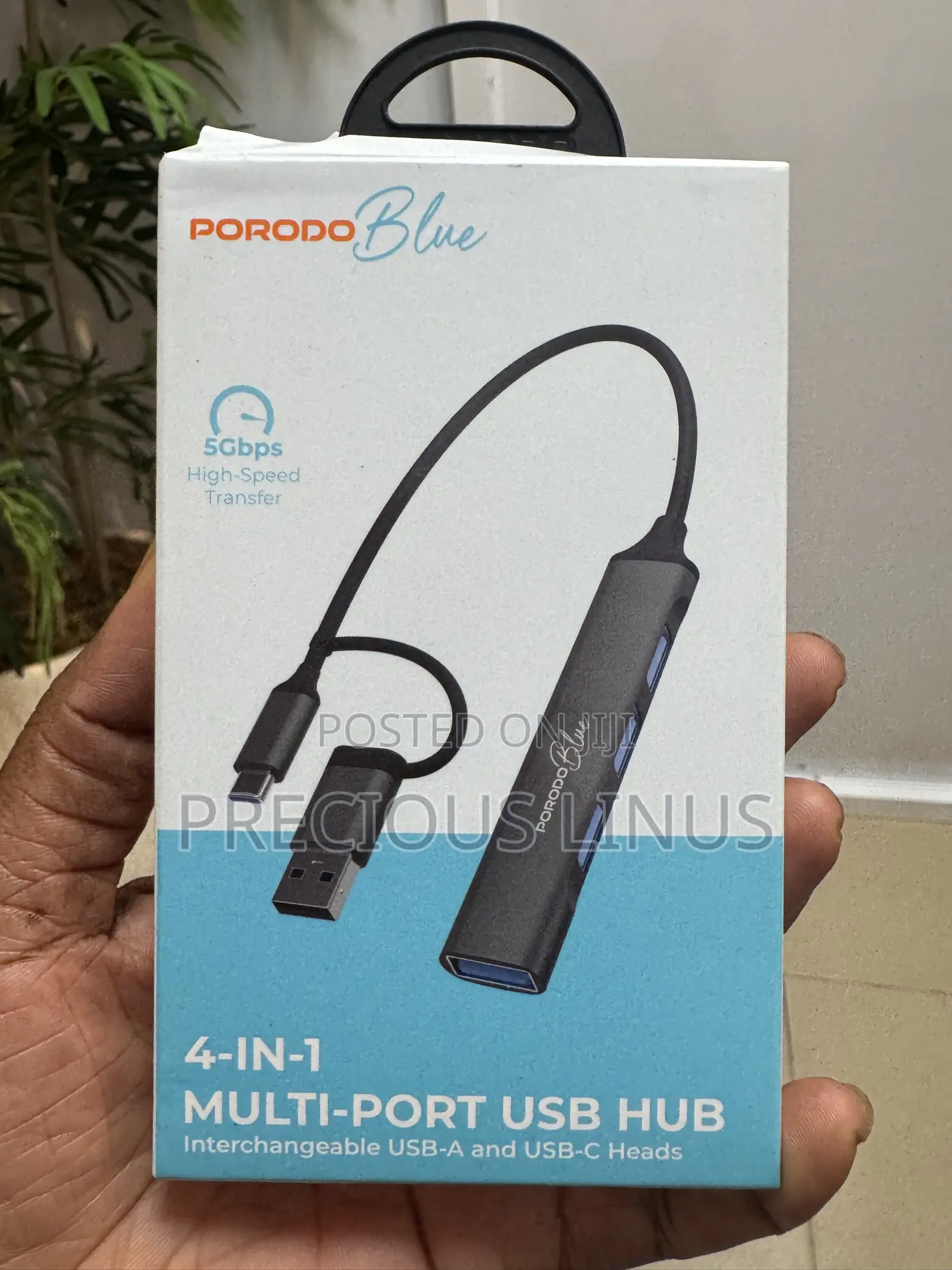 Porodo 4 N 1 Multi USB Hub