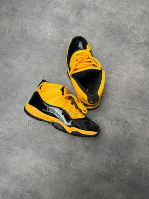 Original Jordan 11 Retro Yellow Black