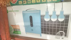 Dp 12000mah Solar Lamp With Bulbs and Panel