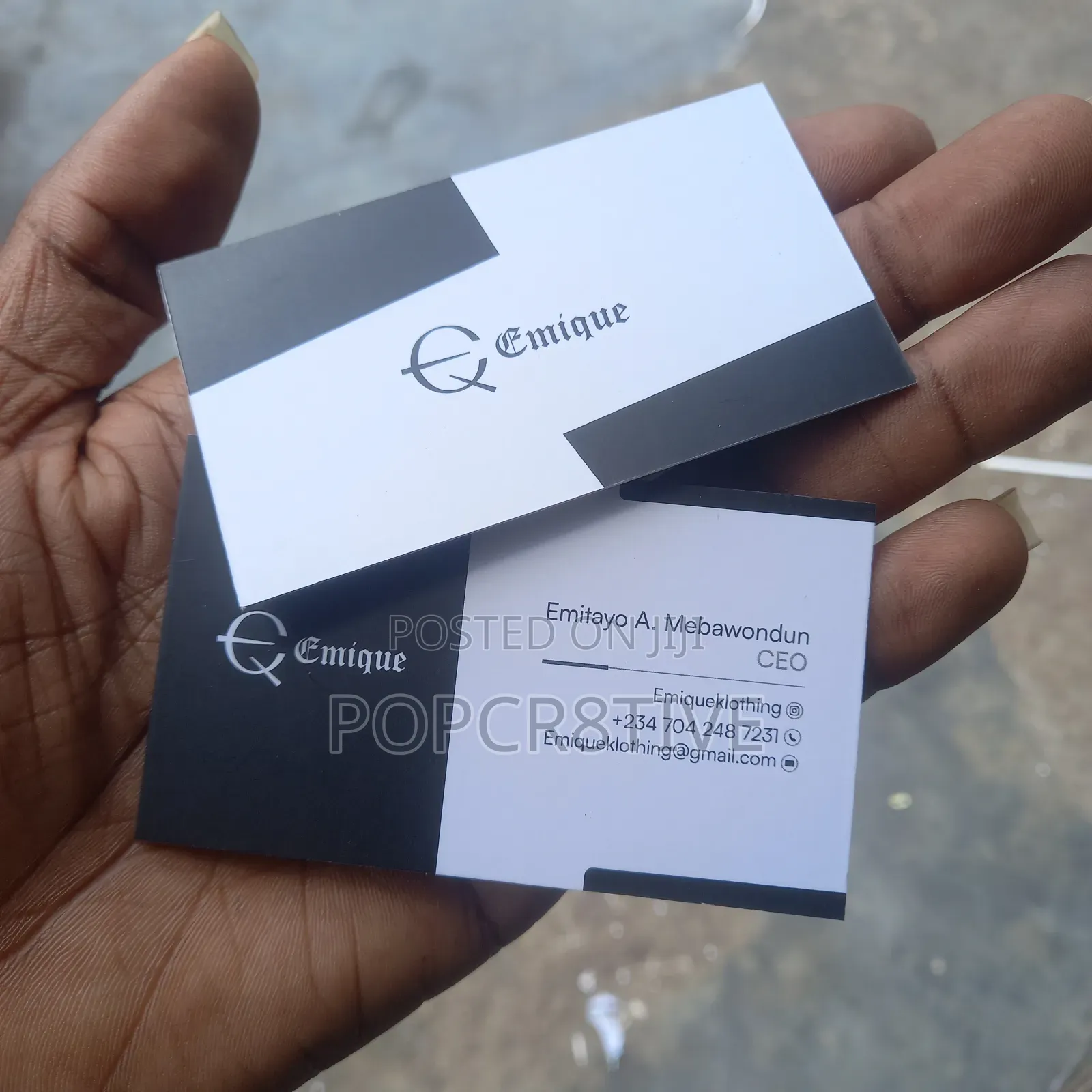 Complimentary Card