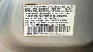Honda Pilot 2008 Silver
