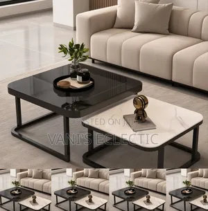 Creative Nordic 2-Piece Combination Coffee Tables (Center Table Sets)